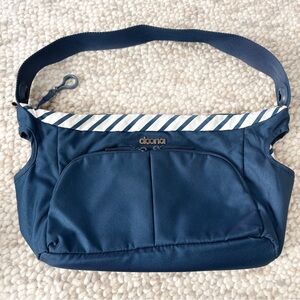 DOONA Stroller Essentials Canvas Bag - Navy Blue Stripes